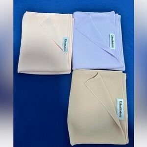 3 chiffon hijabs